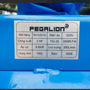 Thông số máy nén khí 120L 3HP