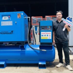 Máy nén khí tổ hợp TMCP-20HP chuyên cho nhà xưởng CNC