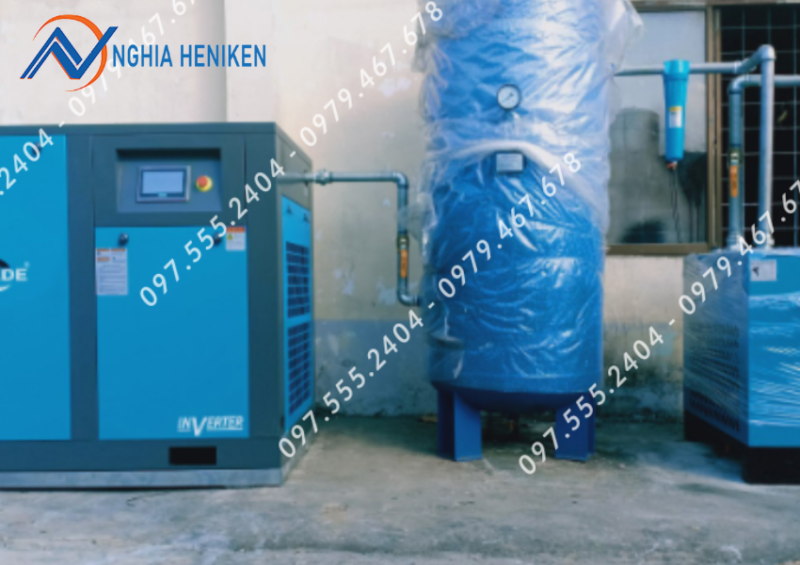 Bộ máy nén khí trục vít được ứng dụng nhiều trong các ngành nghề khác nhau