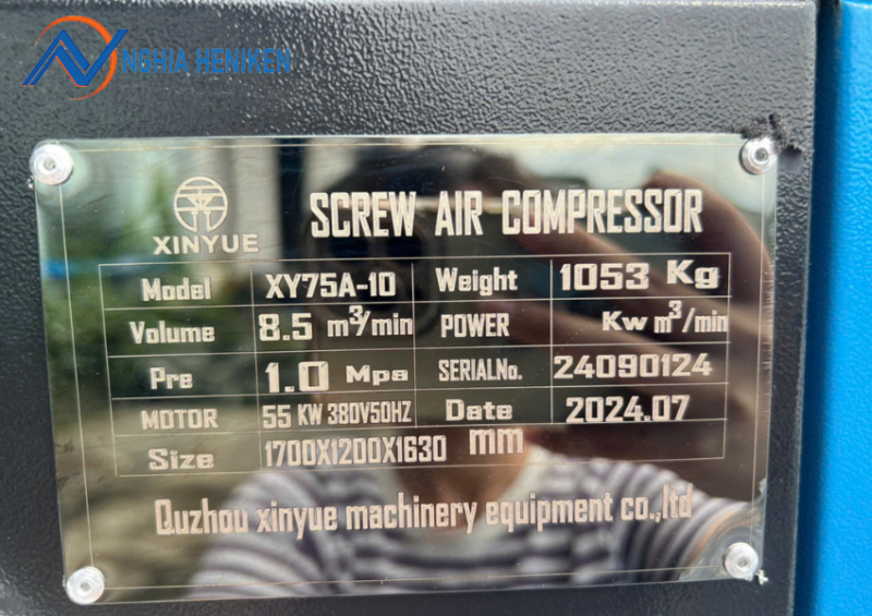 Máy nén khí trục vít Xinyue XY75A