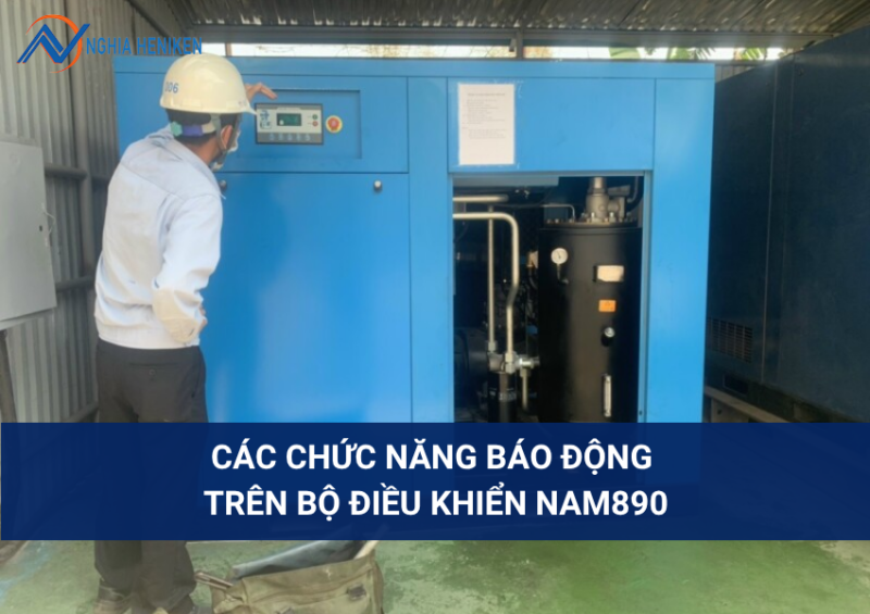 Chức năng báo động trên bộ điều khiển NAM890